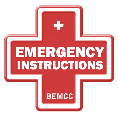 Emergency instructions